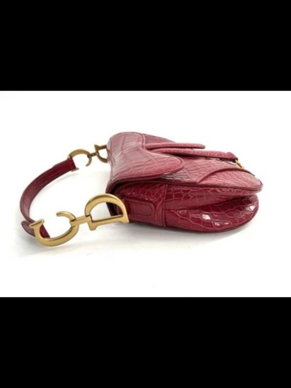 Christian Dior Mini Alligator Saddle bag - Picture 8 of 14